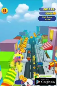 Iron Run Man Subway Rush Screen Shot 3