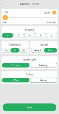 Play Durak - Online, Best AI, Without Internet Screen Shot 2