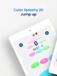 Color Splashy 3D - Colour Hit & Jumping up Ball Screen Shot 8