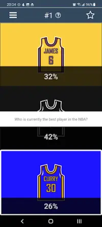 NBA Quick-Fire: Sports Polls Screen Shot 0