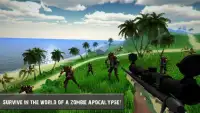 Último Survival Sniper vs Zombie Dino na Ilha Screen Shot 4
