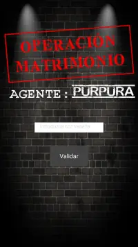 Operación matrimonio - Agente Púrpura Screen Shot 0