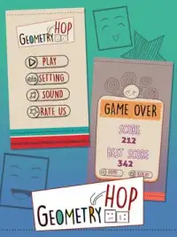 Geometry Hop - Tap Adventure Screen Shot 4