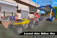 Atv Quad Moto 3D Transport: Truck Drive Simulator Screen Shot 0