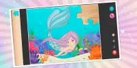 Mermaid Jigsaw Brain puzzle Game for Girls Screen Shot 3