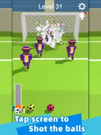 Straight Strike - jeu de tir de football en 3D Screen Shot 9