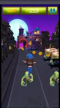 Subway Runner 3D - Zombie Town Screen Shot 2