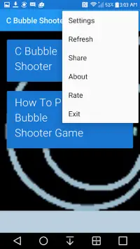 C Bubble Shooter Screen Shot 1
