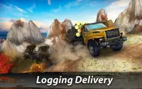 🚛Offroad Timber Truck: Simulador de Condução 4x4 Screen Shot 0