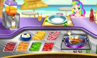 jogos de comida Princesa Screen Shot 1