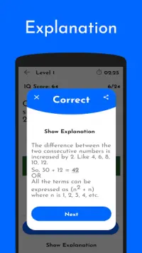 IQ Level - IQ Test, Aptitude Test & IQ Puzzle Game Screen Shot 2