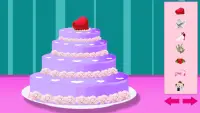 शादी का केक खेल - लड़की का खेल Screen Shot 3