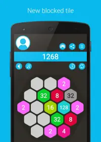 4096 Hexa - super 2048 puzzle Screen Shot 1