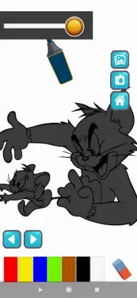 Tom cat and mouse coloring Screen Shot 3