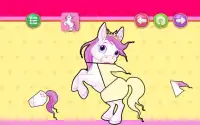 Puzzle games for Girls kids: princess and unicorns Screen Shot 8