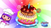 Anna's birthday cake bakery shop - cake maker game Screen Shot 13