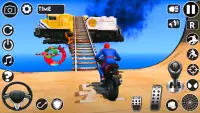 Superhero Tricky Bike Stunt Screen Shot 1