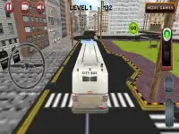 Stadsbus parking 3D-games Screen Shot 2