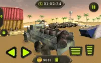 Camión de carga del ejército simulador 2018 Screen Shot 4