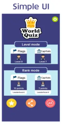 World Quiz [flags, capitals] Screen Shot 0
