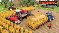 Real Tractor Farm Driver: Tractor Games 2020 Screen Shot 1