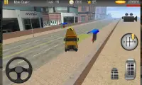 Schoolbus Sürüş 3D Sim 2 Screen Shot 0
