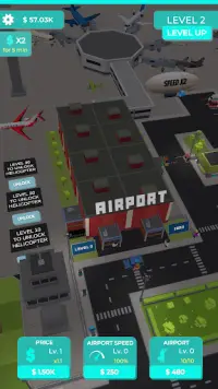 Idle Plane Game - Airport Tycoon Screen Shot 0