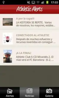 Athletic Alerts Screen Shot 5