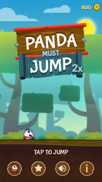 Panda Must Jump Twice Screen Shot 0