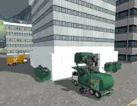 Flying Garbage Truck Simulator Screen Shot 4
