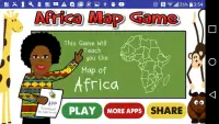 Africa Map Puzzle Drag & Drop Screen Shot 0