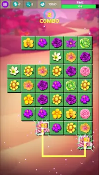 Onet Connect Flowers – Classic Garden Game Screen Shot 0