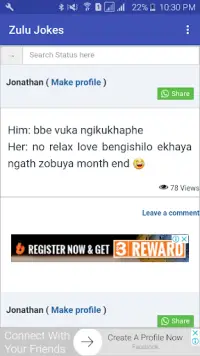 Zulu Jokes (Jokes In Zulu) Screen Shot 0