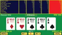 Deuces Wild Poker and Keno Screen Shot 1