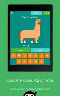 Quiz Guess The Animal (Spanish Words) Screen Shot 14