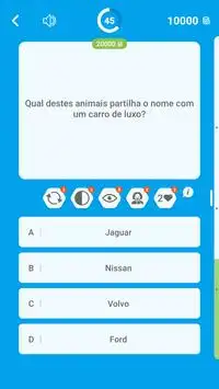 Milionário Português 2020: Quiz, Brain, Word Game Screen Shot 1