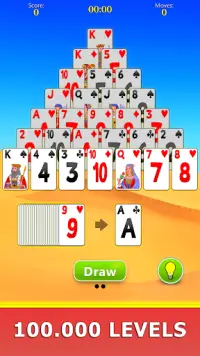 Pyramid Solitaire Mobile Screen Shot 19