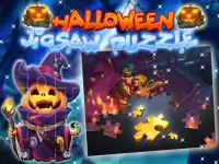 Jigsaw puzzle przygody Mystery Halloween gry Screen Shot 0