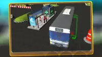 3D Airport Bus Parking Screen Shot 3