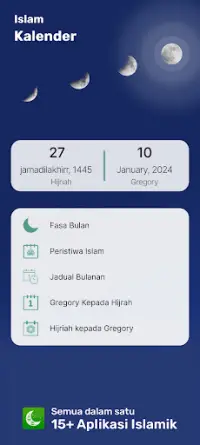 Kalendar Islam & Waktu Solat Screen Shot 3