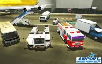 3D Airport Grond Vlucht Staf Screen Shot 23