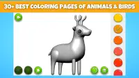 3D книжка-раскраска для детей: Раскраски животные Screen Shot 2