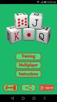 Poker Dice Multiplayer Screen Shot 0