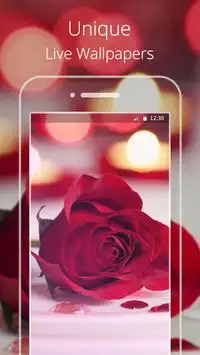 Rose of love Live wallpaper Screen Shot 0