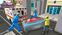 City Ambulance Rescue Simulator Games 🚑 🚁 Screen Shot 0