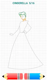 How to Draw Princess Screen Shot 2