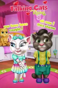 Talking Cat Kiss Game Screen Shot 2