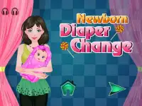 नवजात डायपर लड़कियों के खेल Screen Shot 0