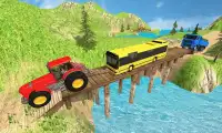 Tractor Towing Car Simulator Games Screen Shot 2
