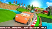 Super Kids Fast Lightning Car Racing Screen Shot 4